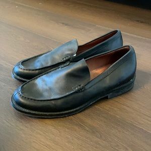J.Crew Leather Loafers in Black